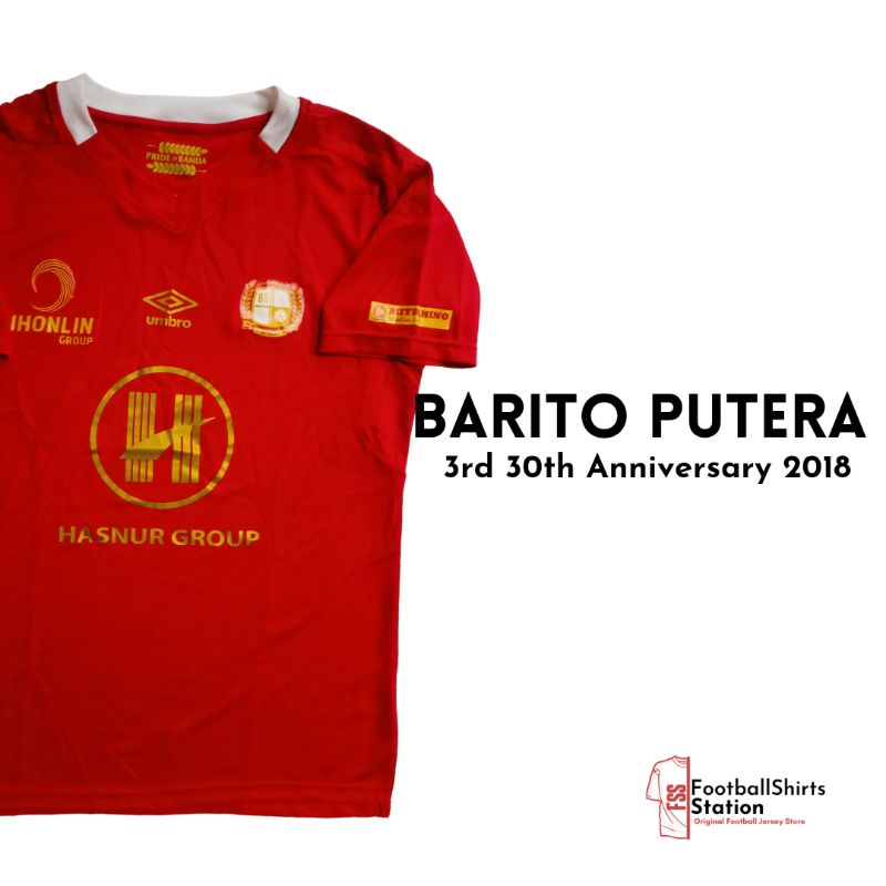 Jersey Barito Putera 3rd 30th Anniversary 2018 Level 3 Original Umbro