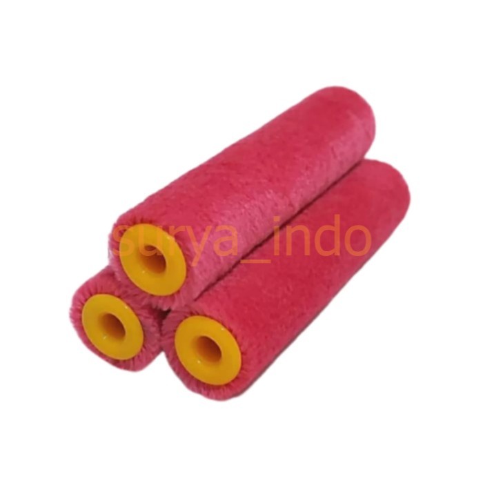 REFILL ISI BULU ROLL CAT MINYAK 4&quot; (10 CM X 6 MM) BULU KUAS CAT ROLL