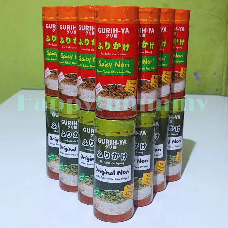 

HPT - BOTOL Gurih Ya Gurihya Seaweed Nori Seasoning (Abon Rumput Laut) 45gram MPASI Rasa Original & Spicy