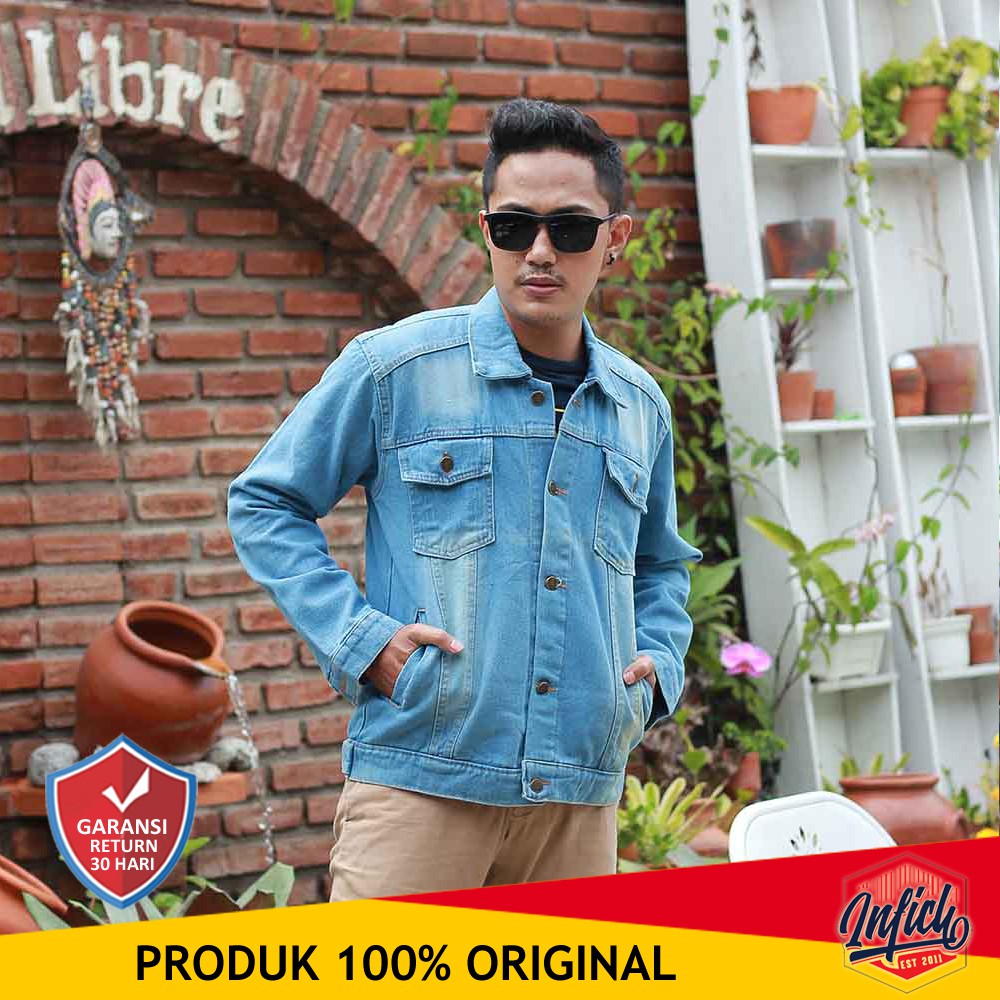 Jaket Jeans Pria / Jaket Denim Pria - Original Inficlo