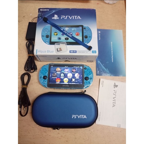 ps vita slim aqua blue