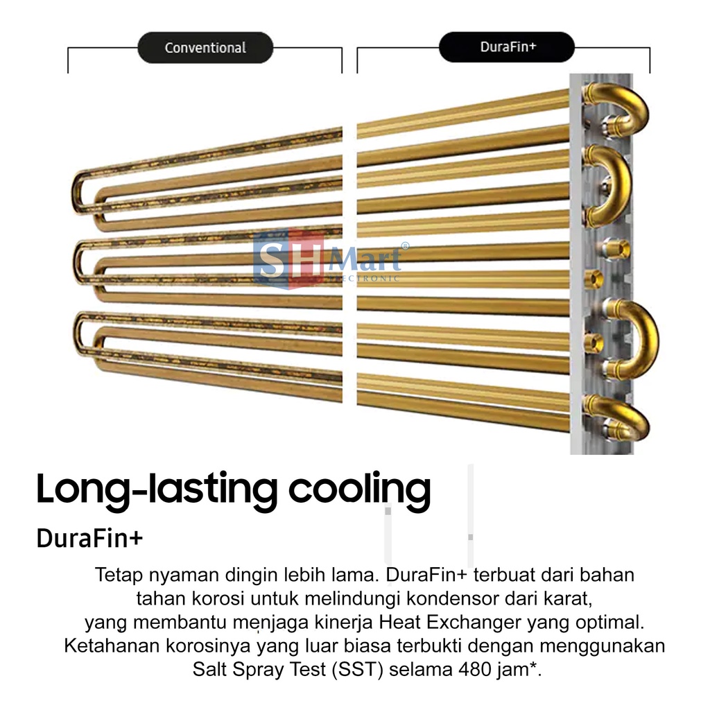 AC SAMSUNG 2 PK AR18BGHQASINSE / AR18BGH STANDART R32 GARANSI RESMI