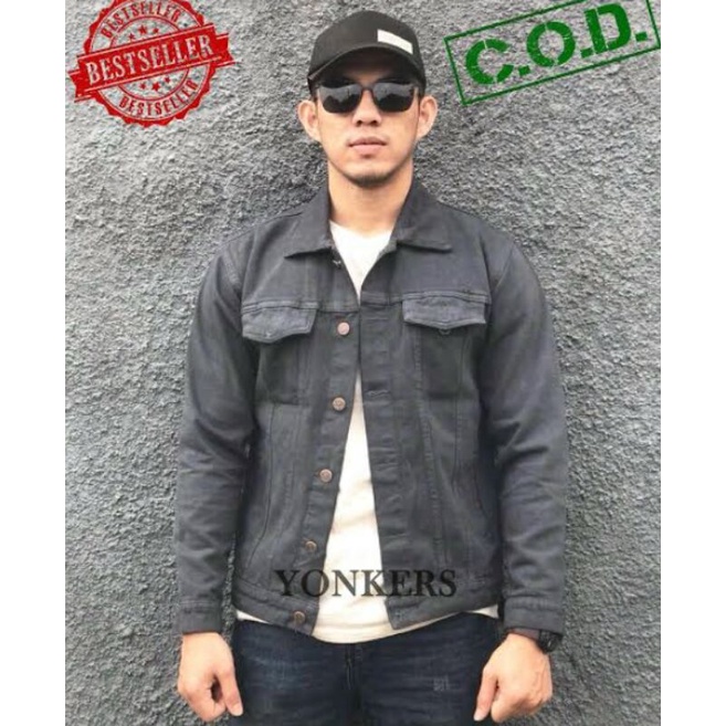 jaket_jeans-pria/wanita/abu-abu