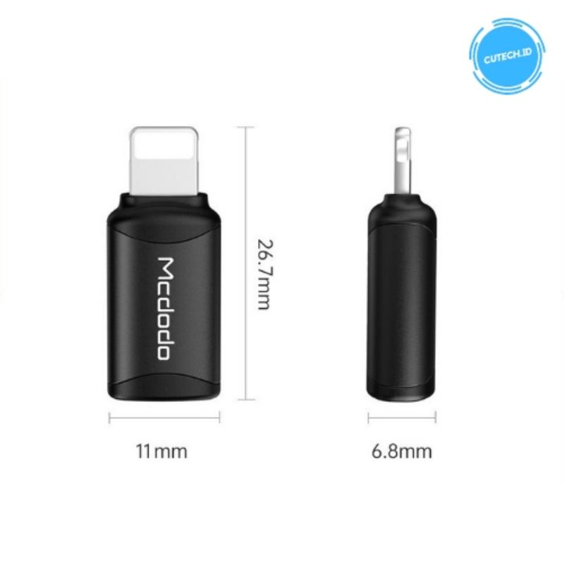 MCDODO CONVERTER CHARGER OTG TYPE C TO LIGHTNING FAST CHARGING 3A