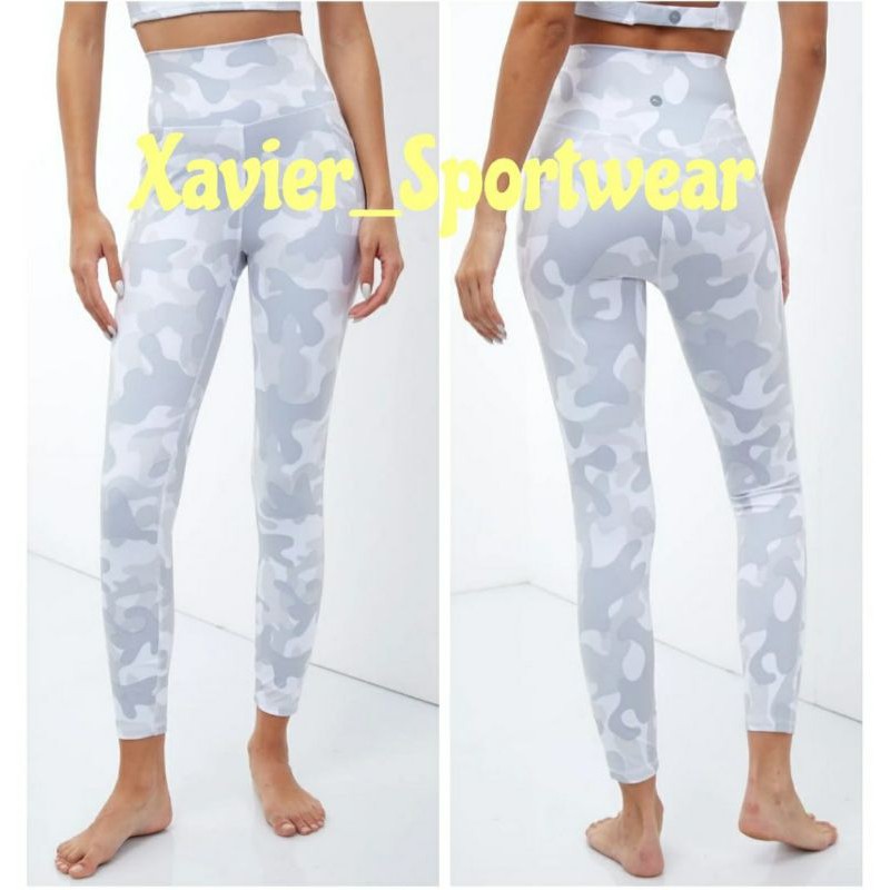 Gottex side pocket white camo  legging ( highwaist)