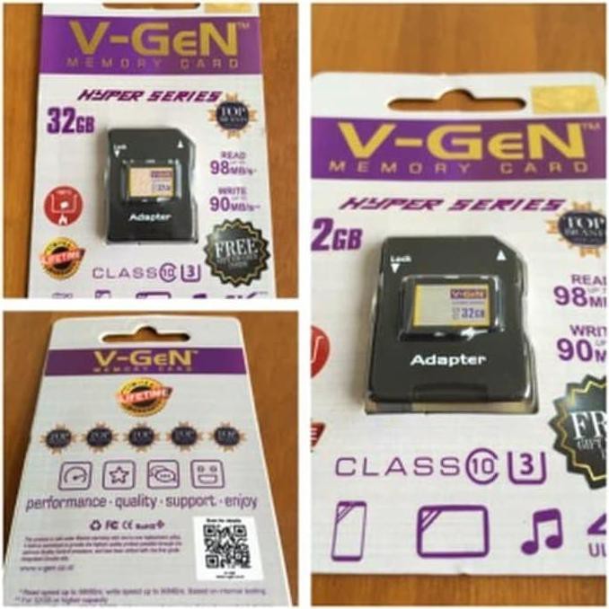 Glp78740G0 Micro Sd Class 10.3 Vgen Hyper Series 32Gb Ori Vgen