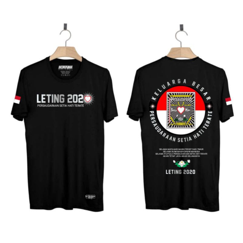 KAOS DISTRO PSHT T-SHIRT LETING 2020 COTTON COMBED PREMIUM 30S, PLASTISOL INK GRADE A, FREE ONGKIR