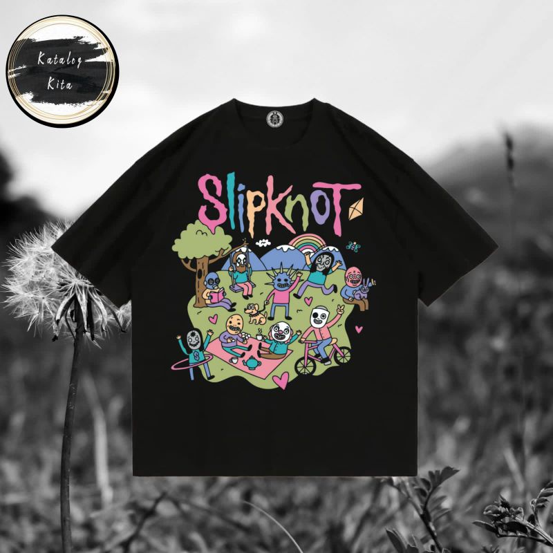 kaos SLIPKNOT kaos big size S M L XL XXL 3XL 4XL / baju SLIPKNOT/ kaos pria / kaos wanita / kaos ove