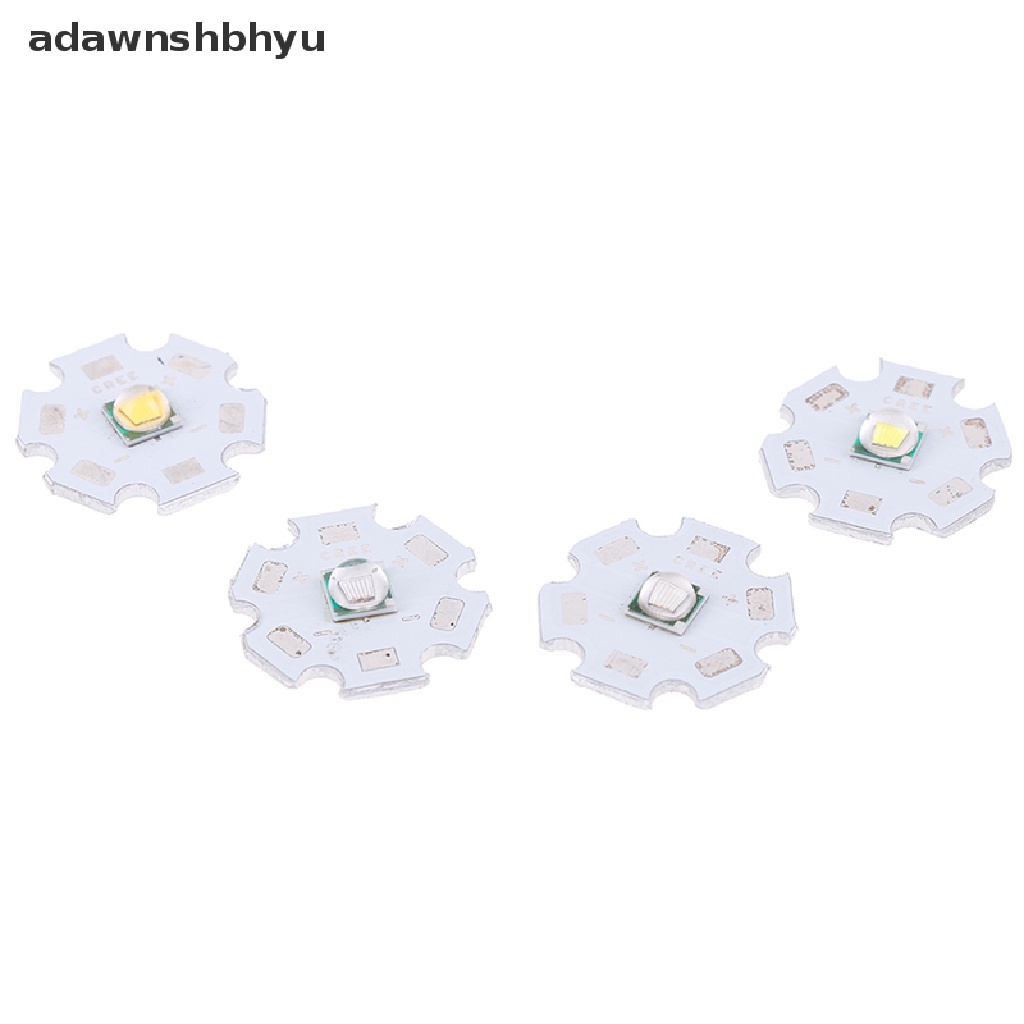 [adawnshbhyu] Cree XML2 XM-L2 10W Putih Merah Hijau Biru Kuning chip LED Daya Tinggi+PCB 16/20mm