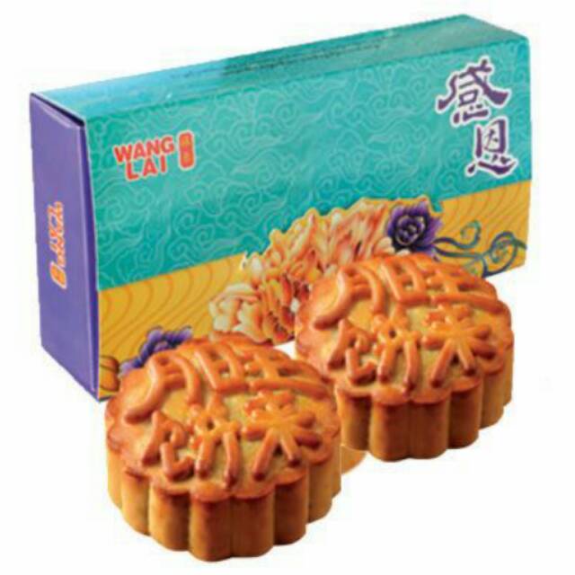 

Mooncake Wang Lai Dua Rasa (Isi 2 Pcs) Kue Bulan Wanglai Tausa Pia
