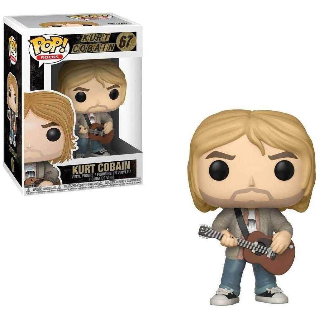 Funko POP Rocks Nirvana - Kurt Cobain (Tan Sweater) (MTV Unplugged)  EXCLUSIVE#67