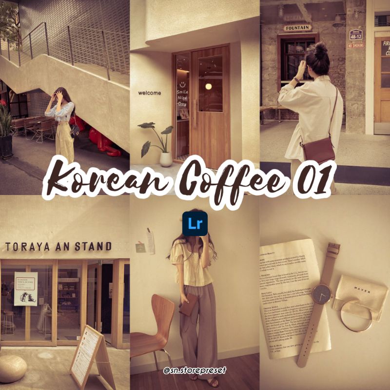 PRESET LIGHTROOM PREMIUM KOREAN COFFEE 1 (IOS dan Android)