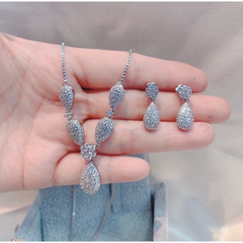 Kalung Berlian replika tura/ Kalung Super manis model berlian / Kalung premium anti karat