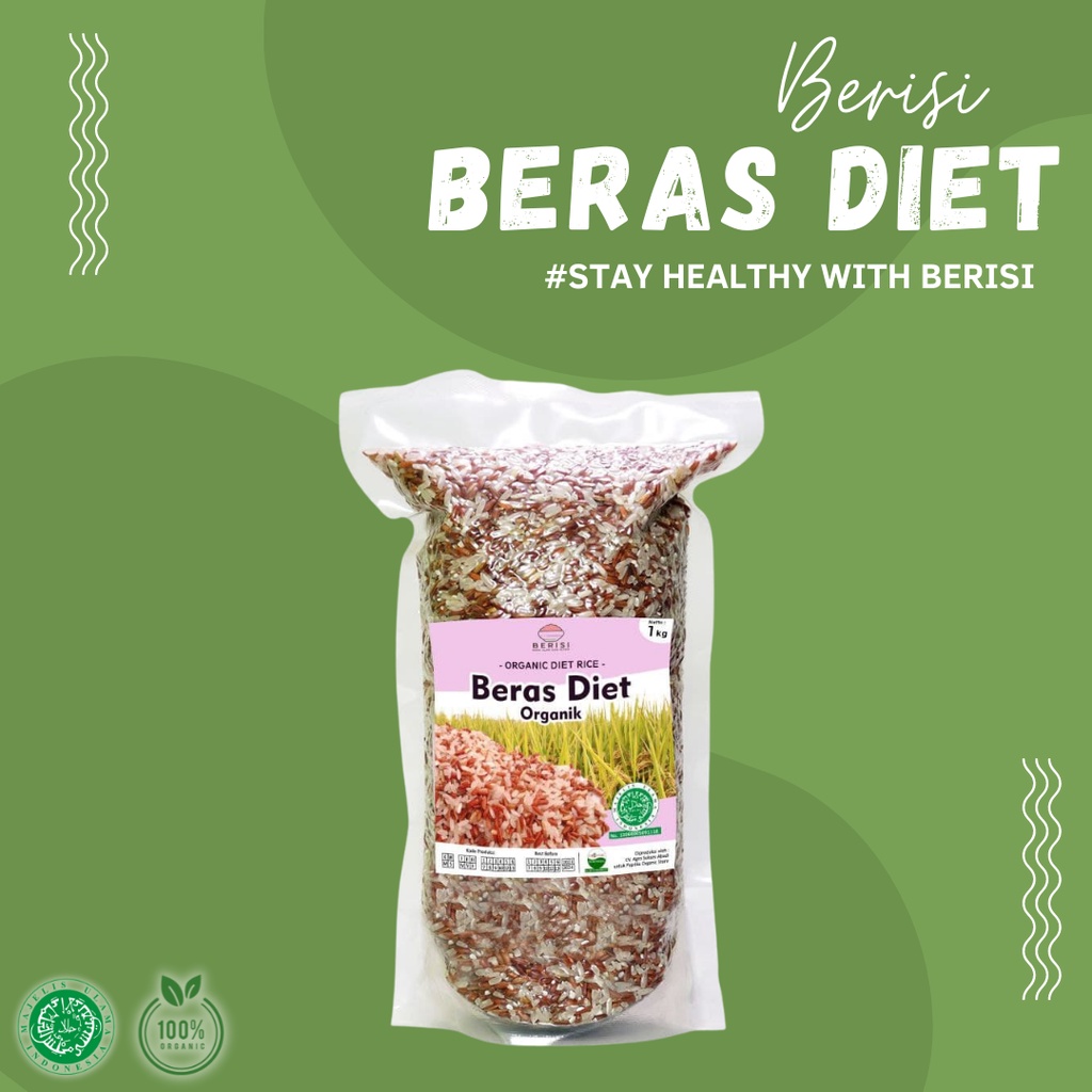

Beras Diet Organik / Sehat /Kurus / Langsing / Healthy / Halal / Diabetes 1kg