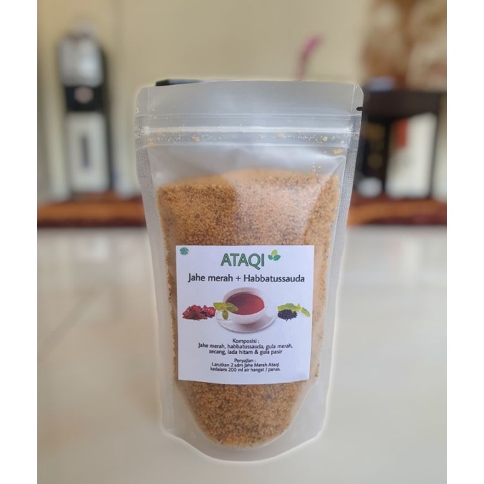 

Jahe merah plus habbatussauda Ataqi 150 gram