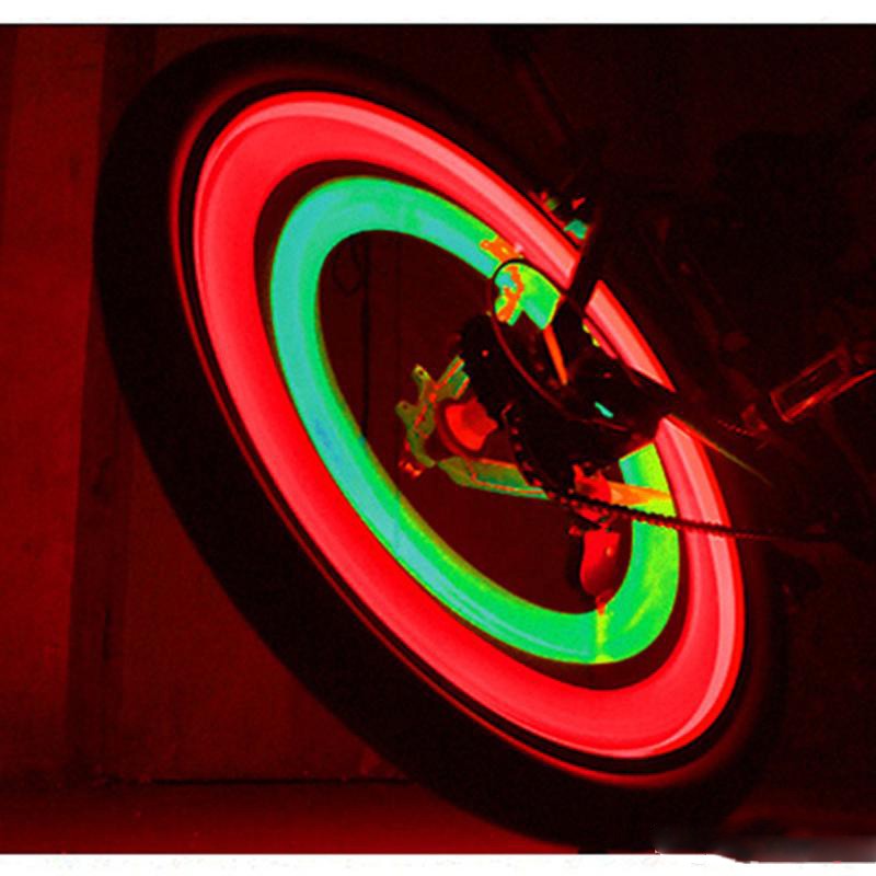 Lampu Ban Sepeda Warna Warni Mata Kucing Led Bicycle Light 1Pcs Colour