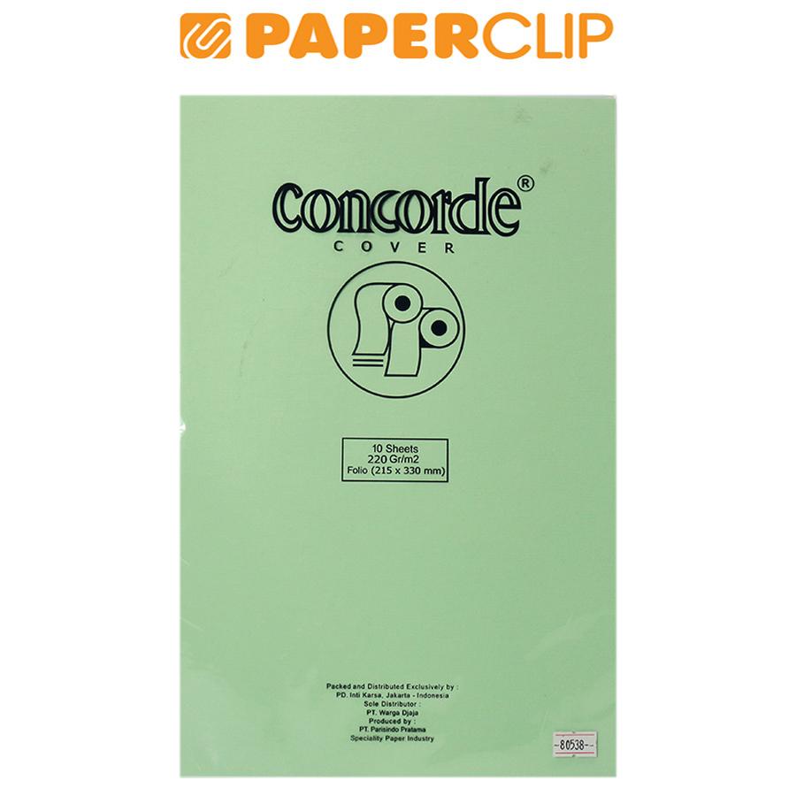 

KERTAS COVER F4 CONCORDE 80538 220 ISI 10