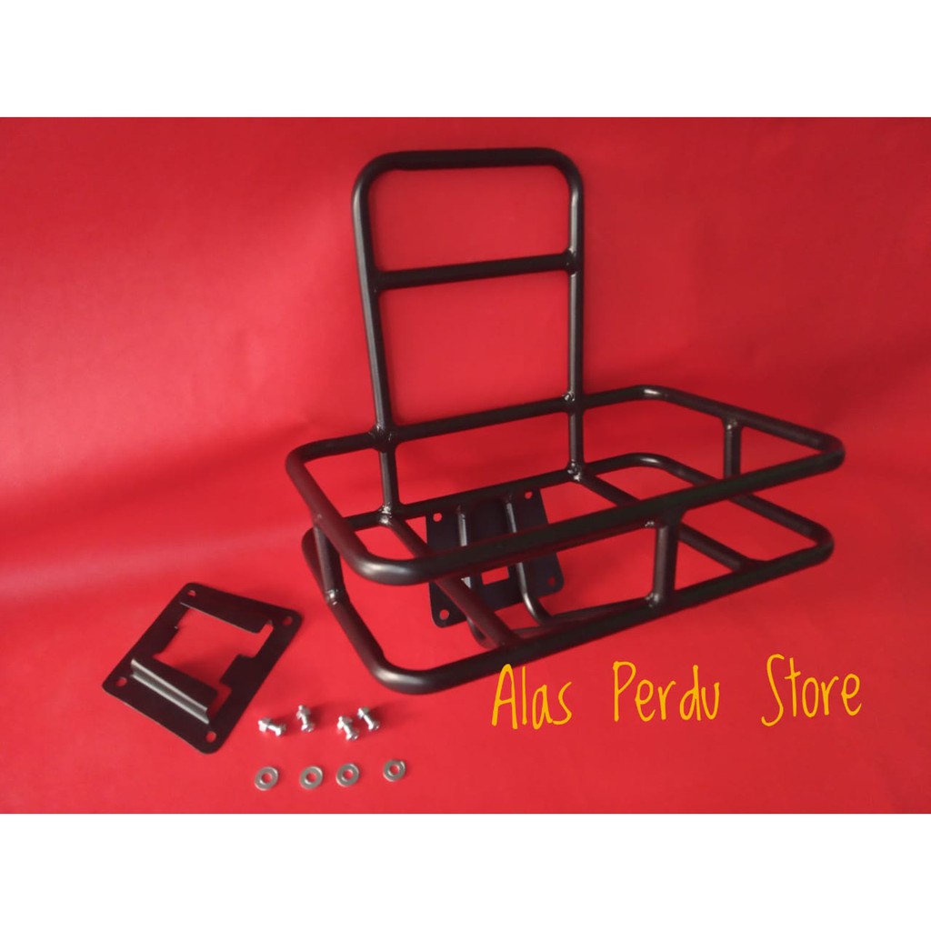 KERANJANG FRONT BLOCK SEPEDA LIPAT 16/20/22 INCH / KERANJANG FRONT RACK SEPEDA LIPAT
