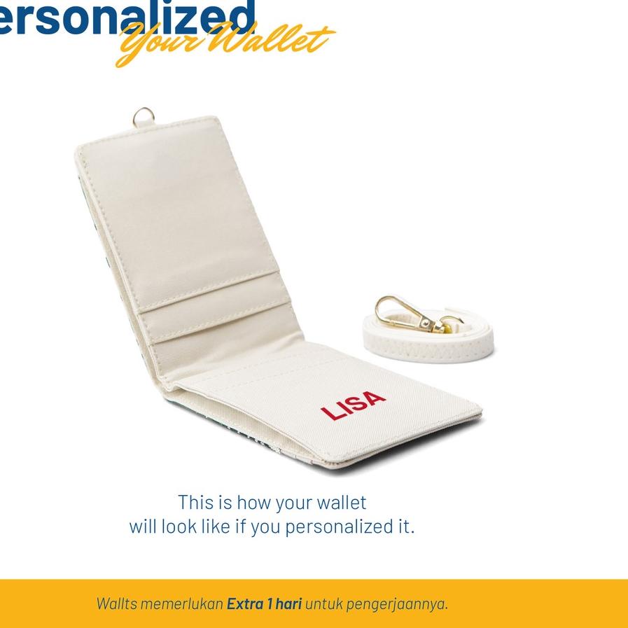 

Baru Wallts Helen Monstera - Dompet Lanyard Card Gantungan Id Card Name Tag Pria Wanita ~