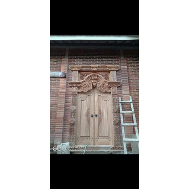 Kusen pintu gebyok 1 set pintu gebyok utama