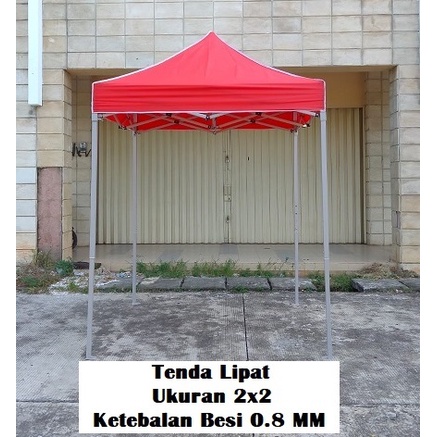 Tenda Lipat Ukuran 2x2 Besi Premium / Tenda Matic / Folding Tent