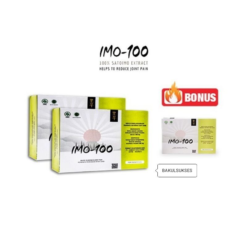 

IMO 100 JOINT CARE - OBAT TERAPI NYERI TULANG SENDI