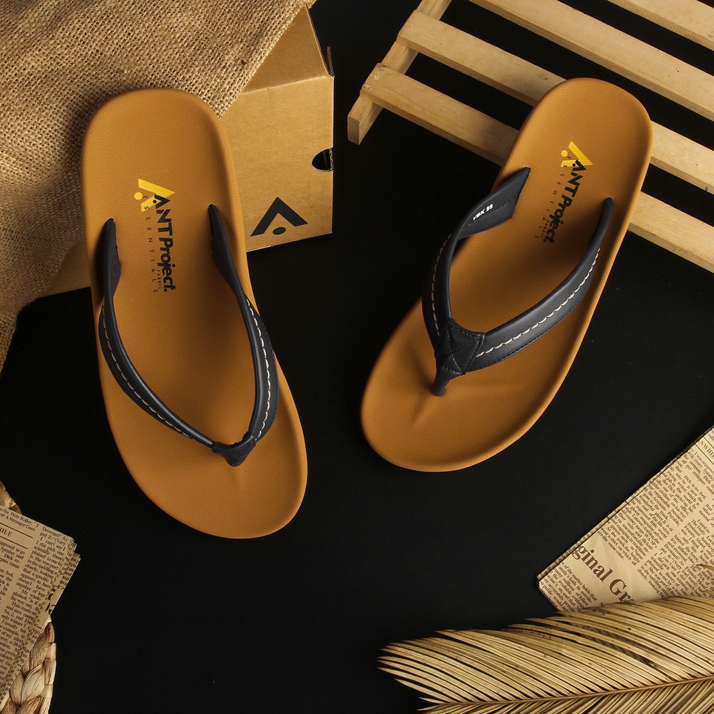 REV STORE - Sandal Jepit Pria Wonder Navy - Sandal Flip Flop