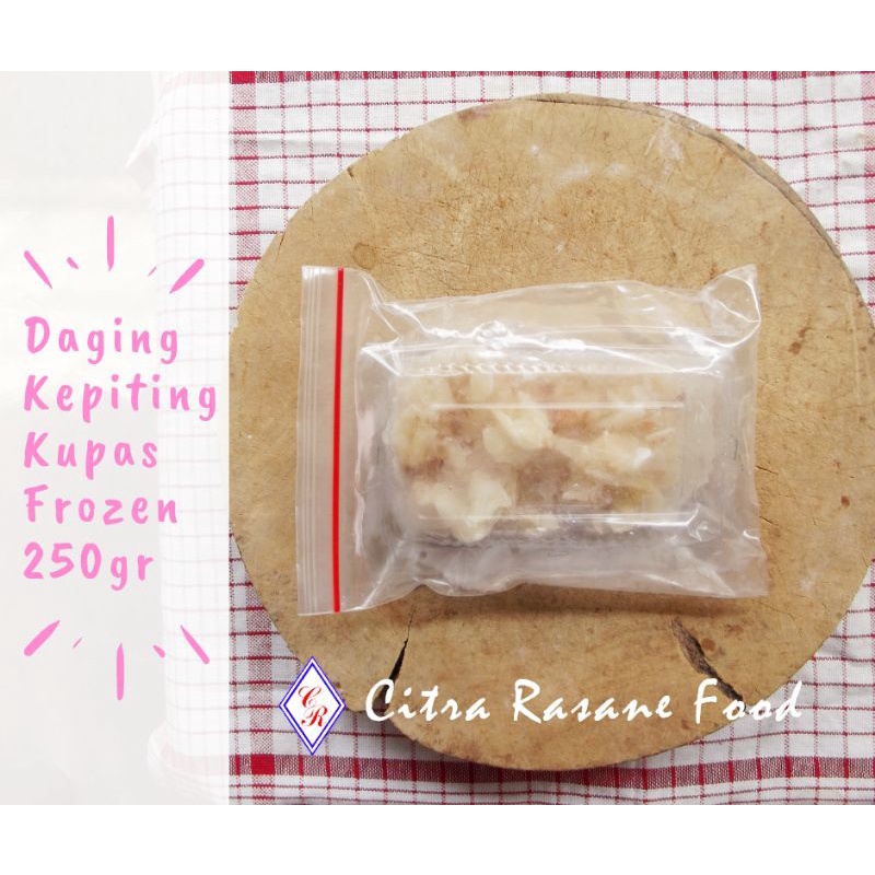 

Daging Kepiting Kupas Frozen 250gr Kemasan
