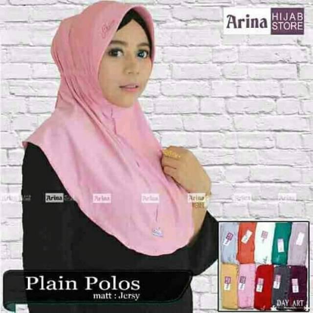 Serut polos  arina hijab