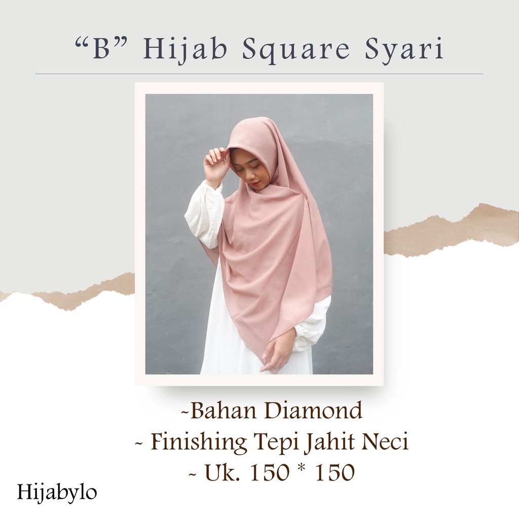 (COD) B HIJAB SQUARE SYARI