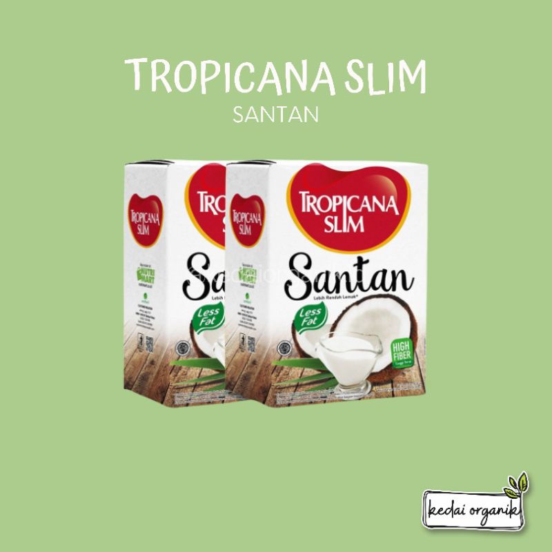 

Tropicana Slim Santan Less Fat 100gr (5 sachet @20gr)