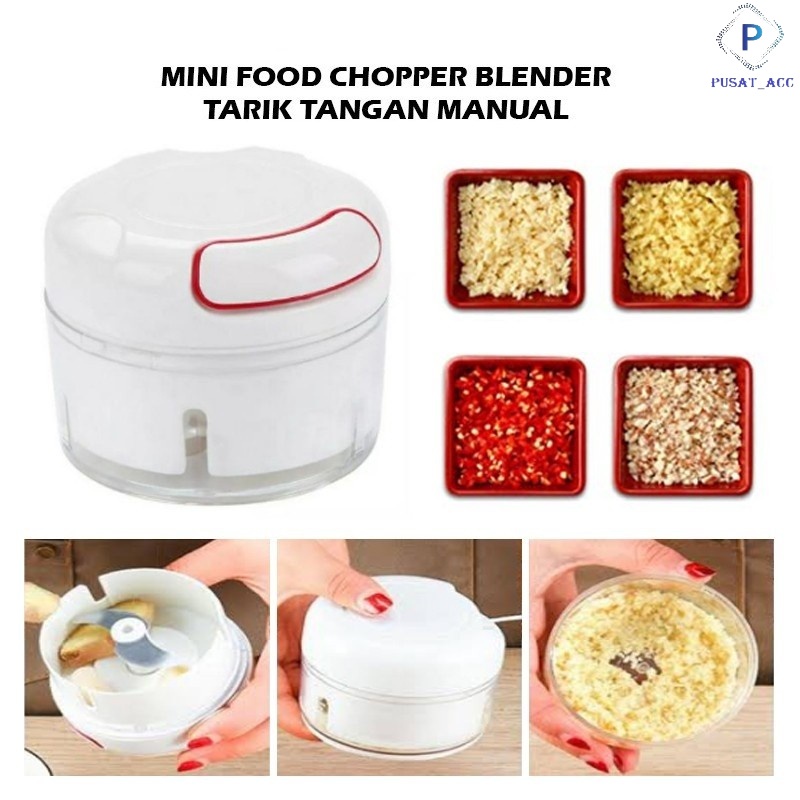 Alat Pemotong Bawang Sayur Blender Tarik Tangan Manual Speedy Chopper Alat Pemotong Manual