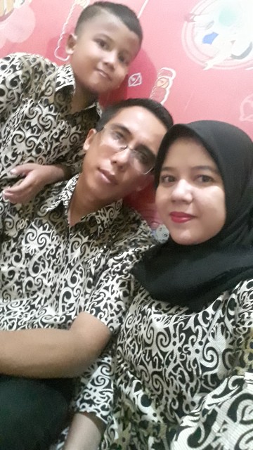 Sadana Batik Couple Atasan Motif Asmat Ayah Anak