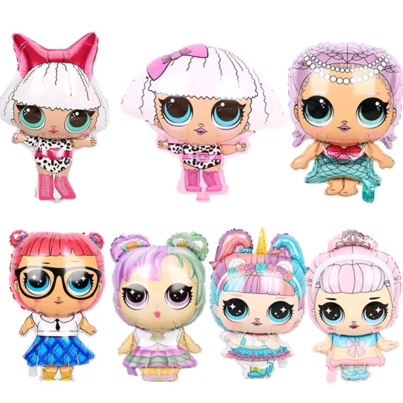 Balon Karakter LOL ukuran Besar 80cm Balon Boneka