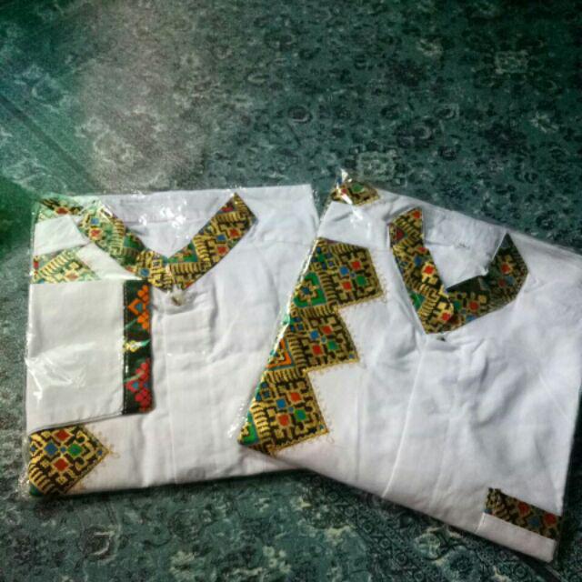 Kemeja Batik Berfuring Bahan Katun Halus Size M L Xl Xxl