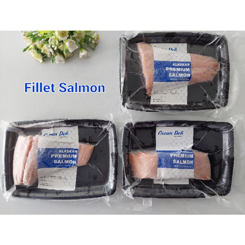 

Salmon Fillet Ocean Deli Alaskan Premium Salmon Fillet 200 gr, Fillet Salmon