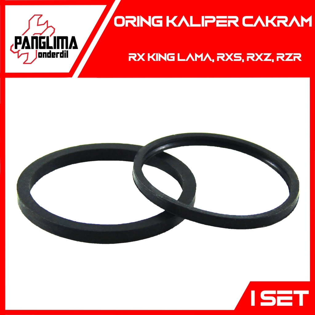 Oring Kaliper Cakram Depan Set Yamaha RX King Lama-Old 1 Piston &amp; RXS-RX-S &amp; RXZ-RX-Z &amp; RZR O Ring-Karet-Seal-Sil Piston Caliper  Kepala Babi-Baby