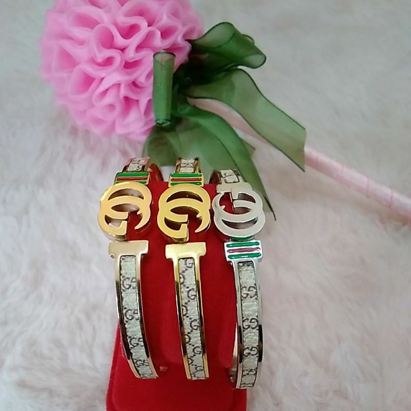 Gelang GUCCI MT Kulit