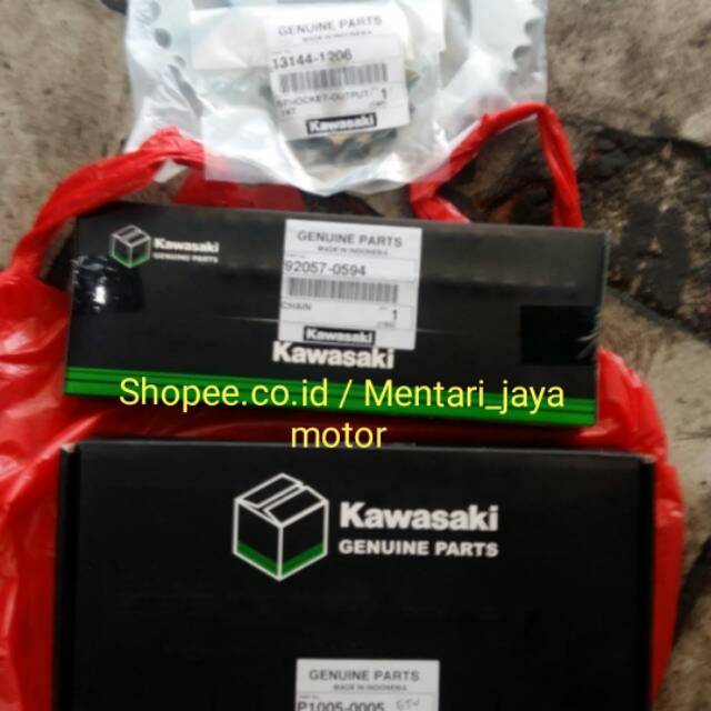 Gear set kawasaki Ninja R Original kawasaki