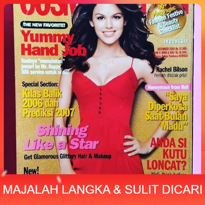 Jual Majalah Cosmopolitan Des 2006 Cover Rachel Bilson Langka Shopee