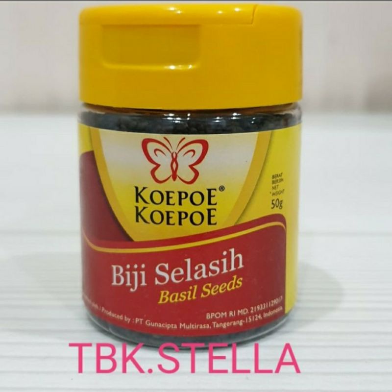 

BIJI SELASIH KOEPOE KOEPOE / BASIL SEEDS