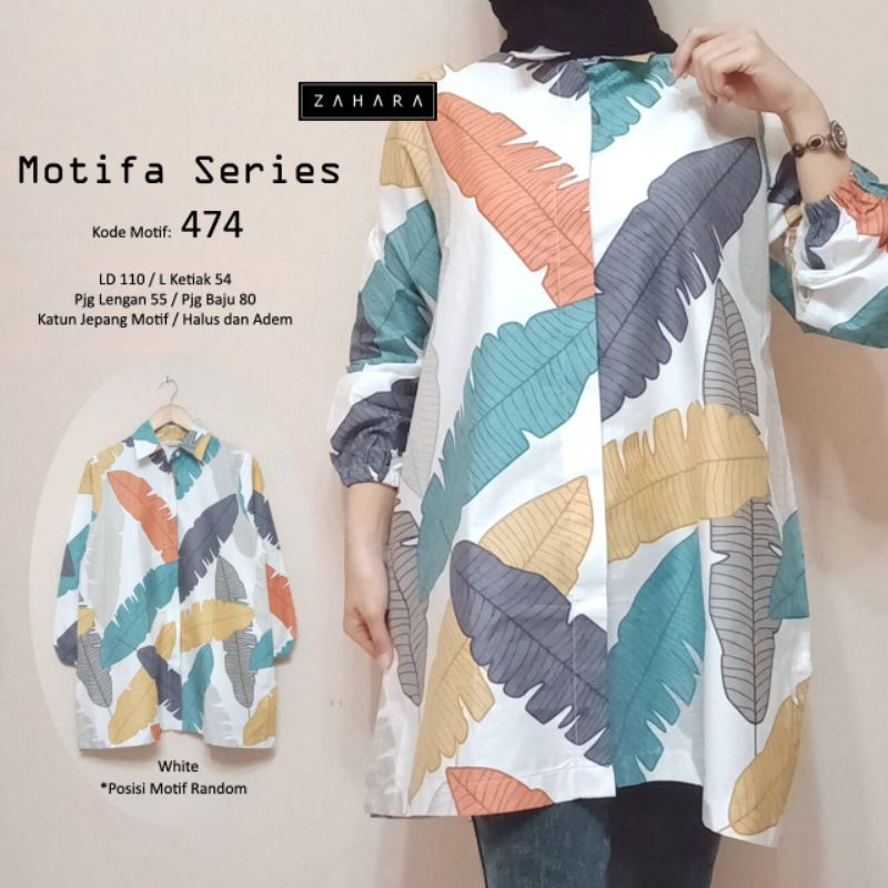MOTIFA SERIES BY ZAHARA // BLOUSE LD 110 WANITA