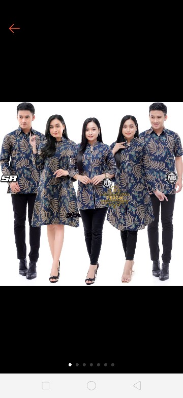Terlaris Serut Genes Jelita Tunic Navbor Yelbor Whitbor Creambor Tunik Batik Modern Hrb030 Dolbi Dob