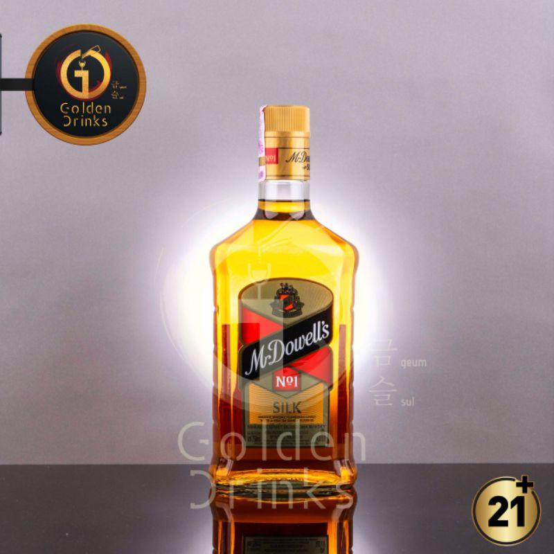 Mr DOWELL'S No 1 SILK Smooth Whisky (750 ml) +FREE SLOKI