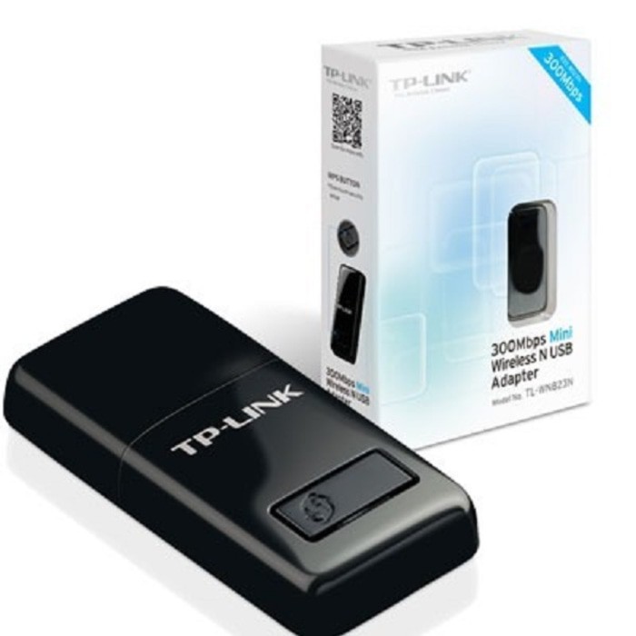 Trend-TP-LINK TL-WN823N Mini Wireless N USB Adapter Up to 300 Mbps - Hitam