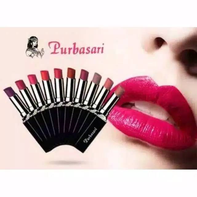 PURBASARI LIPSTICK COLOR MATTE/LIPSTICK PURBASARI