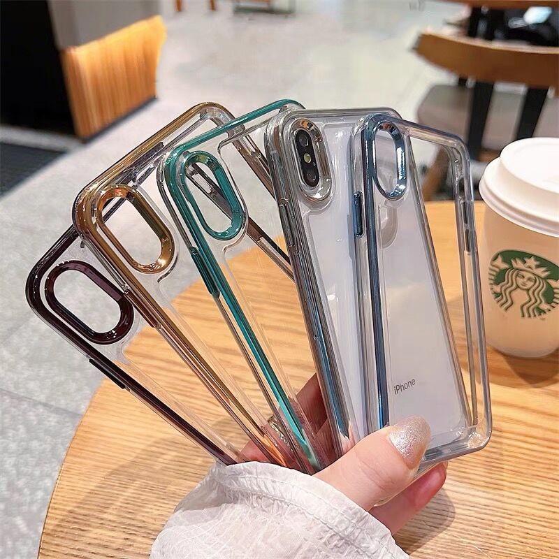 Hard Case Transparan Shockproof Cover iPhone X XR XS MAX 8 7 Plus