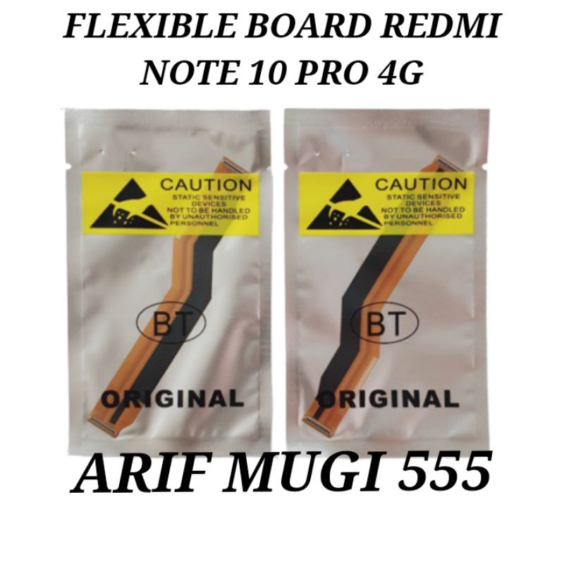 Flexible Flexible Main Board Tengah Conect Lcd Xiaomi Redmi Note 10 Pro 4G Original