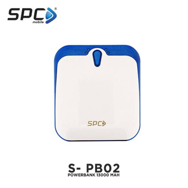 (FREE ONGKIR) Powerbank SPC S-PB02 13000 MaH Real Capacity warna Putih