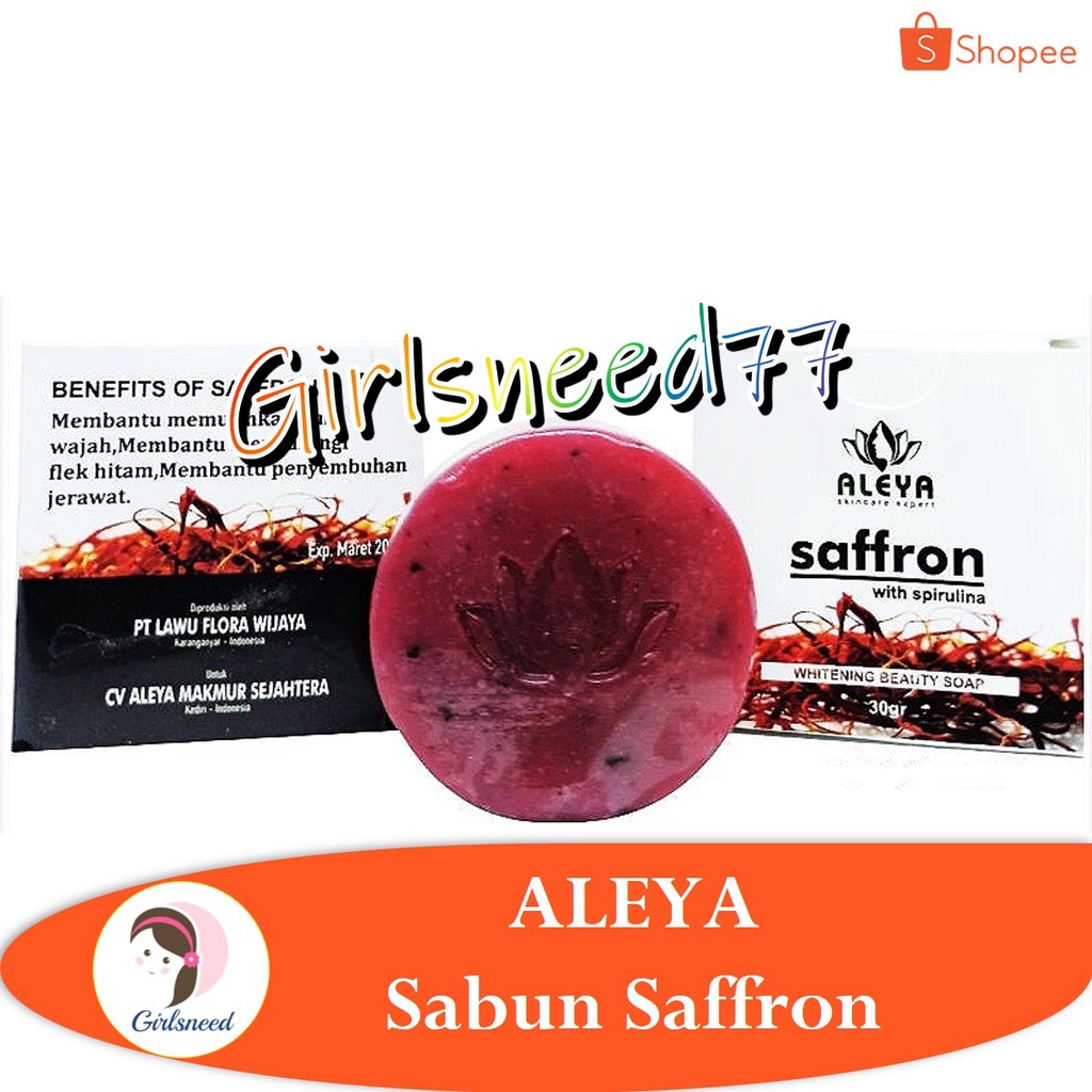 ALEYA Sabun Saffron GIRLSNEED77